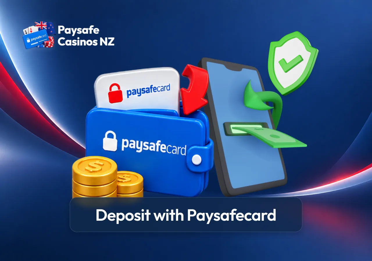 The Paysafecard deposit process shows how to fund an online casino account step by step.